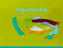 Tablet Screenshot of angiekenber.co.uk